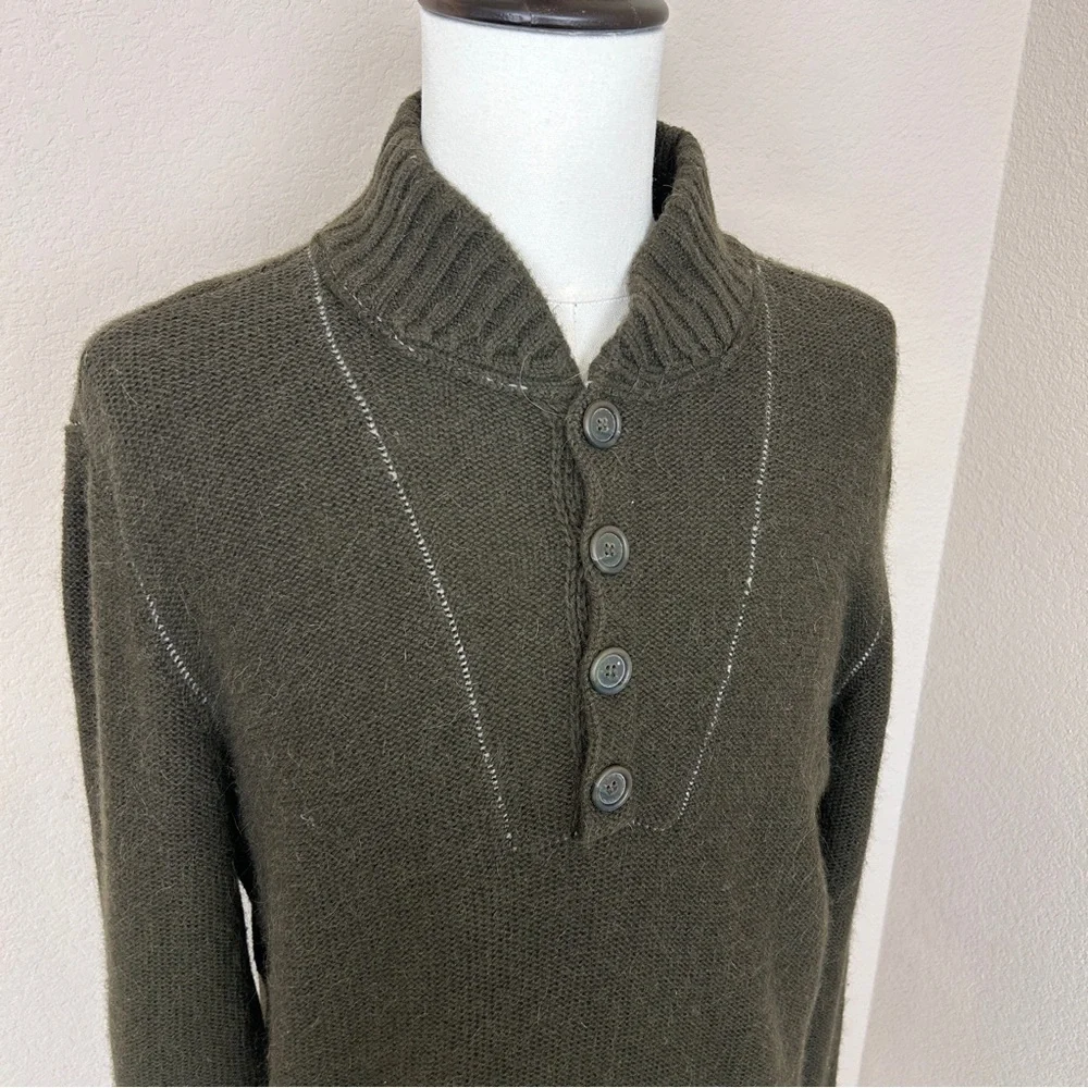 VINCE Men’s Wool Blend Sweater | Size XL | Green